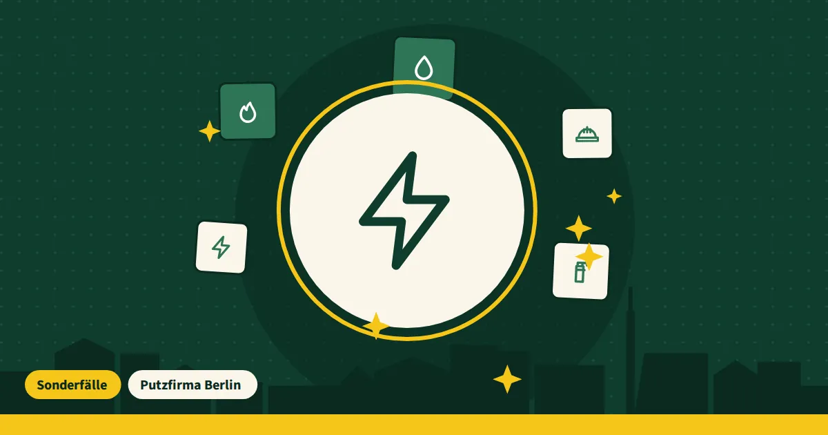 Symbolgrafik zum Abschnitt „Sonderreinigung und Hilfe nach Schäden“