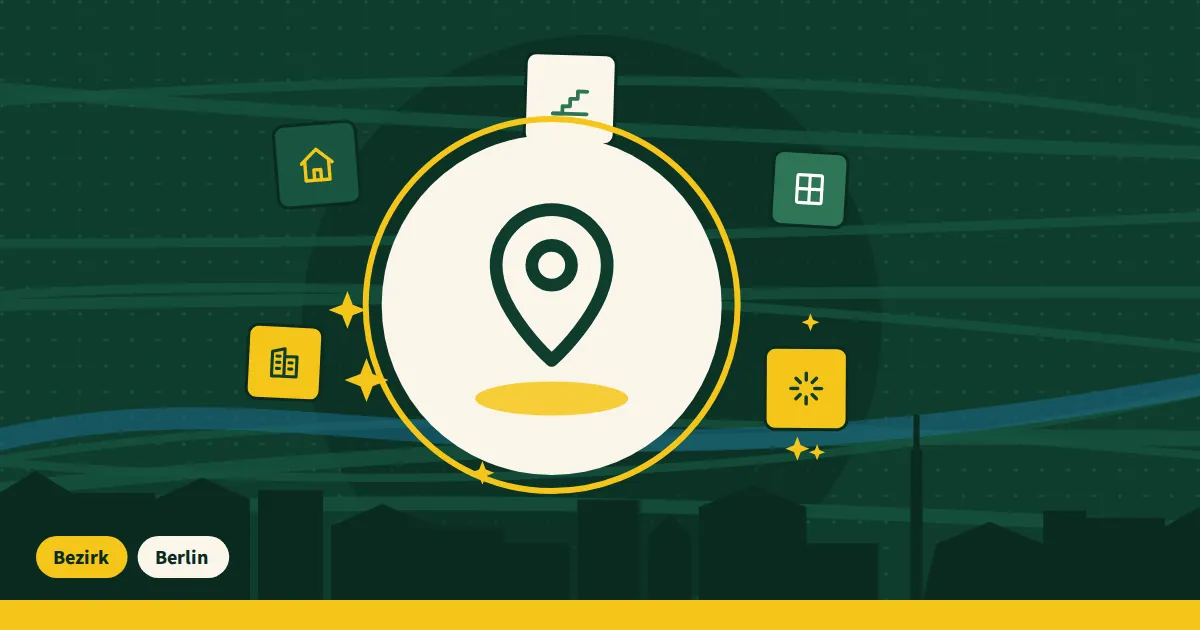 Symbolgrafik: Standortmarkierung für Friedrichshain-Kreuzberg – Einsatzgebiet von Putzfirma Berlin