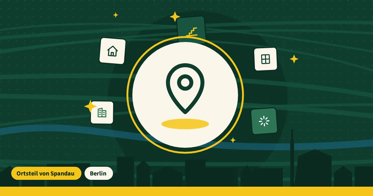 Symbolgrafik: Standortmarkierung für Siemensstadt – Einsatzgebiet von Putzfirma Berlin