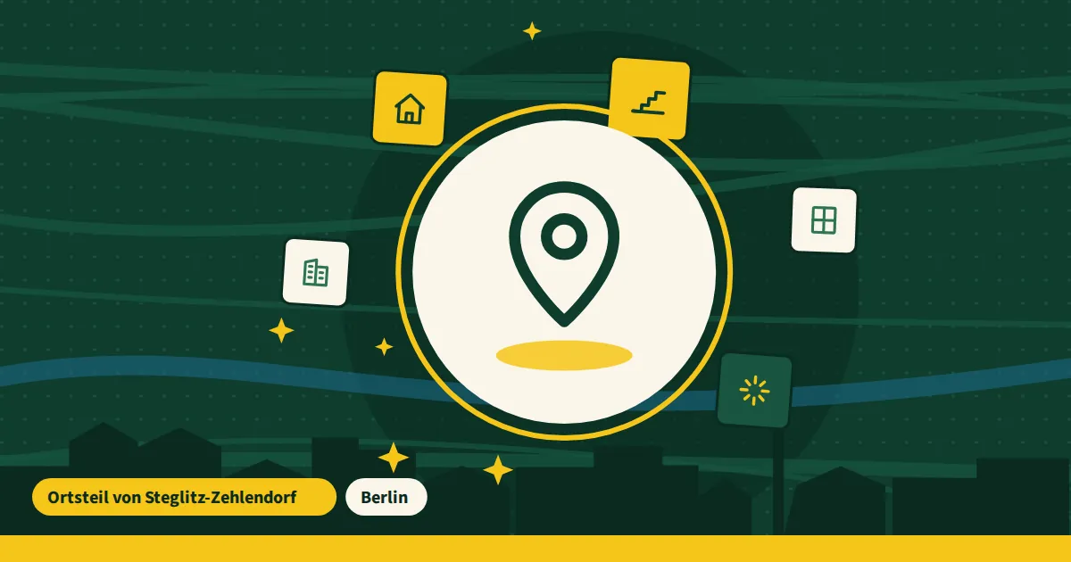Symbolgrafik: Standortmarkierung für Lichterfelde – Einsatzgebiet von Putzfirma Berlin