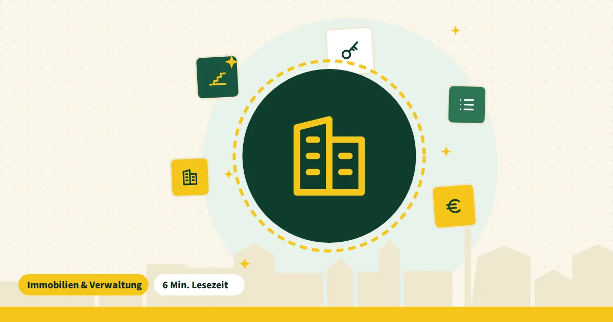 Symbolgrafik zum Beitrag „Aufzugskabine pflegen“ aus dem Thema Immobilien & Verwaltung