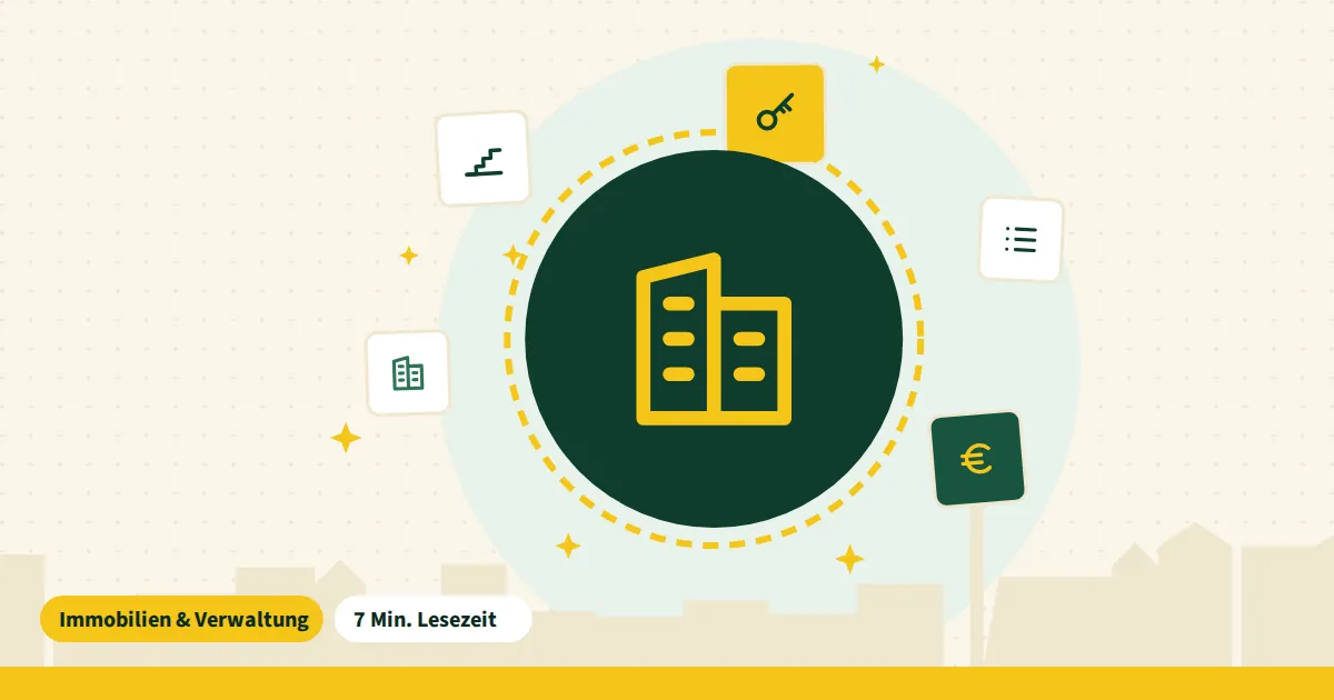 Symbolgrafik zum Beitrag „Reinigung in der WEG“ aus dem Thema Immobilien & Verwaltung