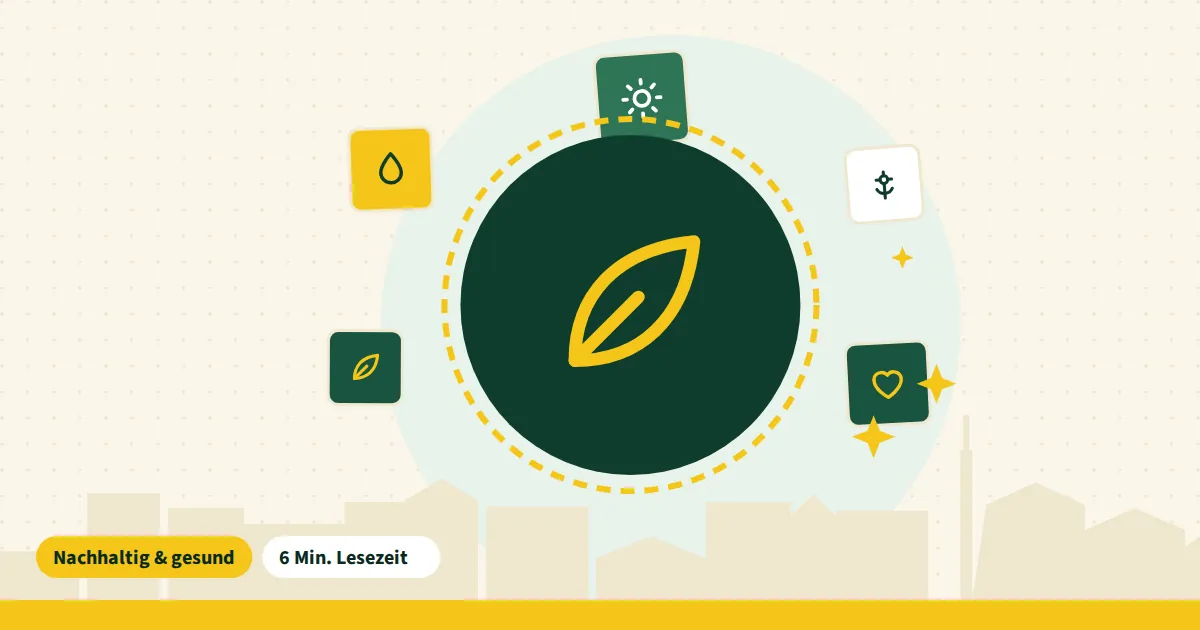 Symbolgrafik zum Beitrag „Lüften und heizen gegen Schimmel“ aus dem Thema Nachhaltig & gesund