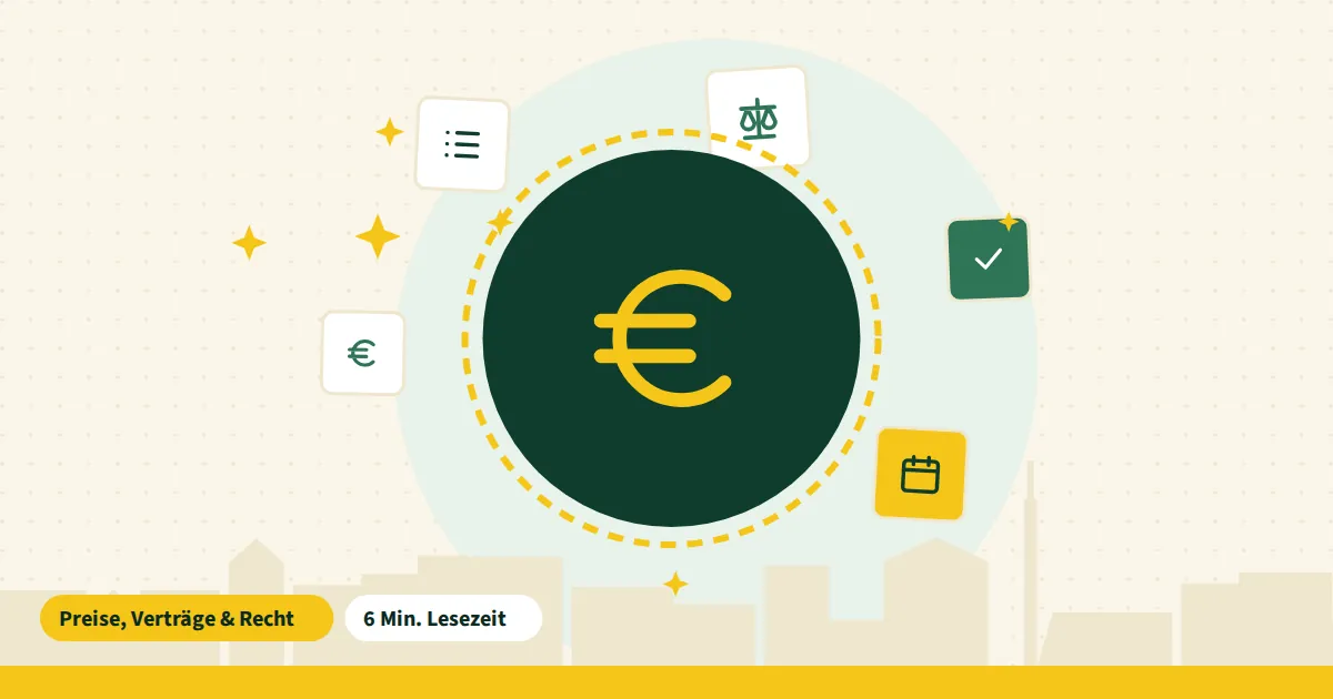 Symbolgrafik zum Beitrag „AGB in Reinigungsverträgen“ aus dem Thema Preise, Verträge & Recht