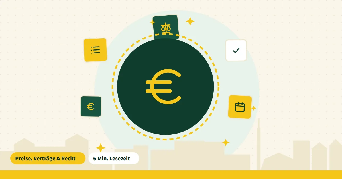 Symbolgrafik zum Beitrag „Schaden bei der Reinigung“ aus dem Thema Preise, Verträge & Recht