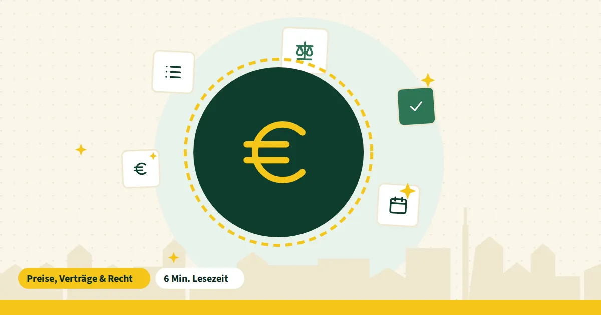 Symbolgrafik zum Beitrag „Zahlungsbedingungen Reinigung“ aus dem Thema Preise, Verträge & Recht
